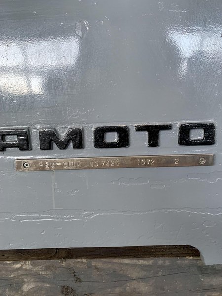 12&quot; X 24&quot; OKAMOTO ACCUGAR 124N HYDRAULIC SURFACE GRINDER. STOCK # 0743822.