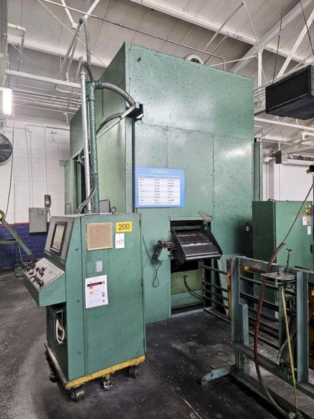 Minster Highspeed 300-ton Capacity Model E2-300-54-40 Straight Side Mechanical Stamping Press For Sale, Year 2000