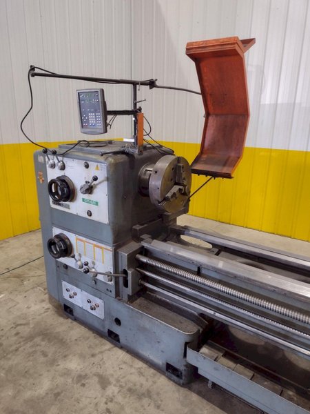 32" X 168" SUMMIT GAP BED ENGINE LATHE. STOCK # 0661425