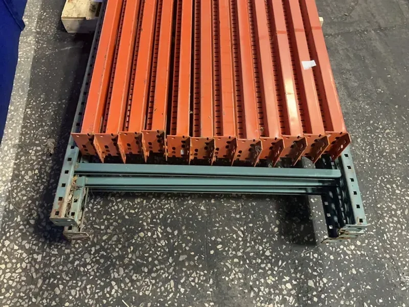 42” X 144” PALLET RACKING  -  TEARDROP