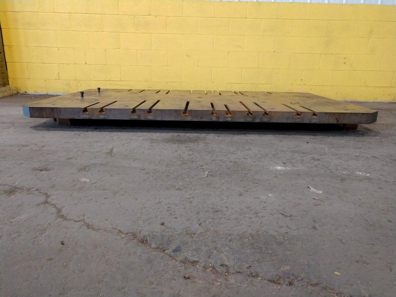 96&quot; X 60&quot; T-SLOTTED BOLSTER PLATE / LAYOUT SURFACE PLATE: STOCK #12681