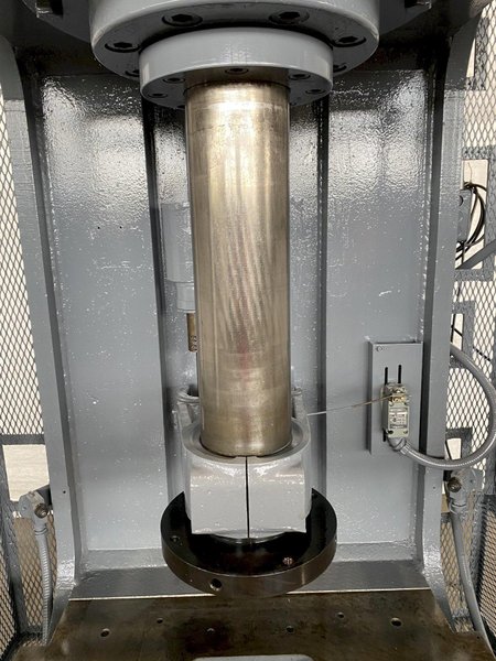 75 TON DENISON-MULTIPRESS FQ75 C FRAME HYDRAULIC PRESS. STOCK # 0744722