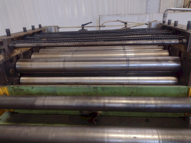 31" x .090" DIMECO MODEL #1676FPV 7 ROLL POWERED STRIP STRAIGHTENER: STOCK 17224