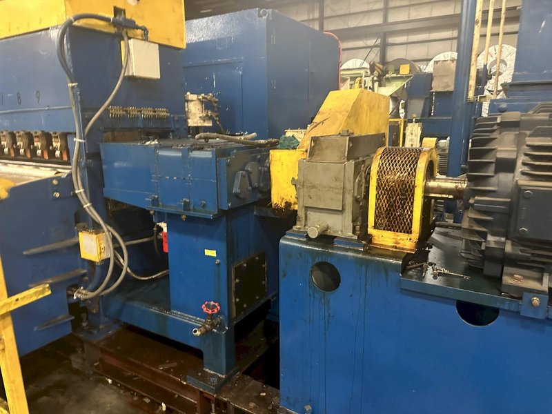 72" X .128" X 70,000 # AUTOMATIC FEED CO. SERVO FEEDLINE WITH HER-VOSS LEVELER. STOCK # 1162623