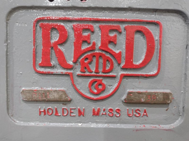 2&quot; REED MODEL B-111 CYLINDRICAL 2-DIE HORIZONTAL THREAD ROLLER THREADER: STOCK #16954