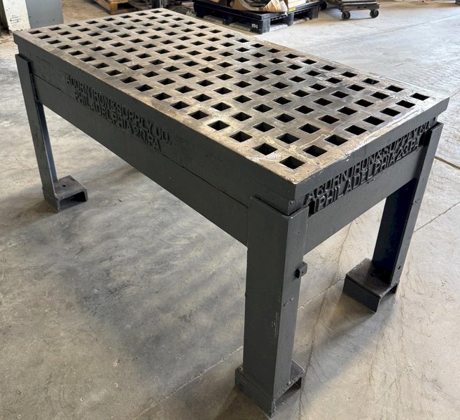30" x 60" Acorn Welding Table, 1-3/4" Square Holes, Stand