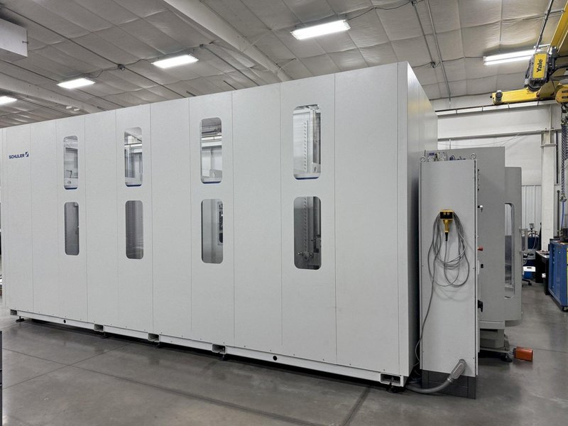 Used 2015 Grob G550 5-Axis CNC Horizontal Machining Center For Sale with 10 Station Pallet Pool