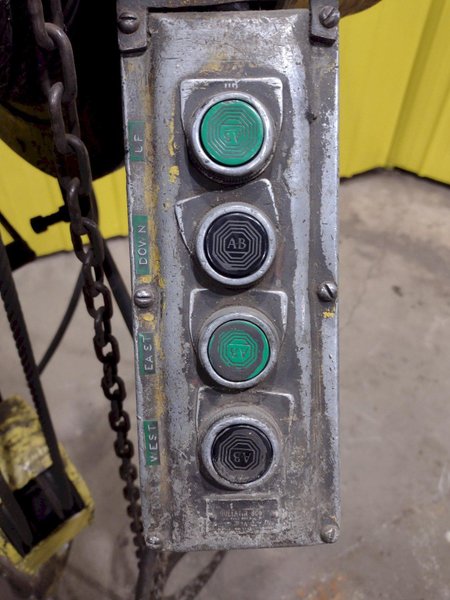 5 TON 10,000 LBS BOBCAT POWER CABLE HOIST WITH TROLLEY: STOCK #18937