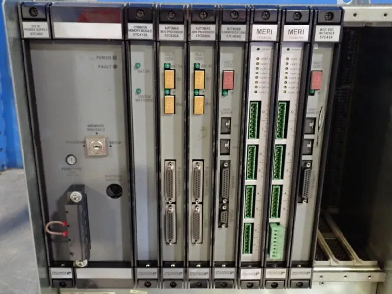RELIANCE ELECTRIC 10 SLOT RACK CONTROL SYSTEM