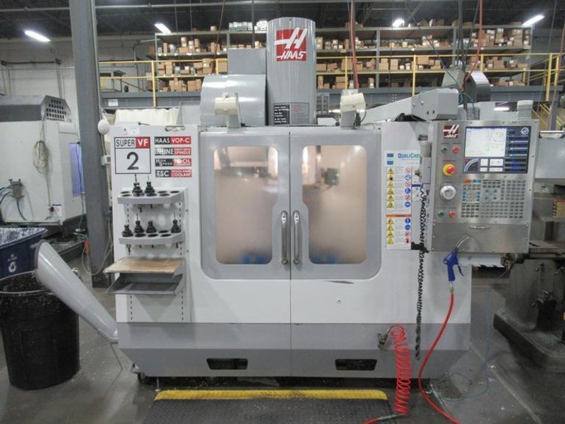 Haas VF-2SS CNC Vertical Machining Center, 30&quot;x16&quot;x20&quot; Travels, CT40, 12,000 RPM, 24 ATC- Auction Item