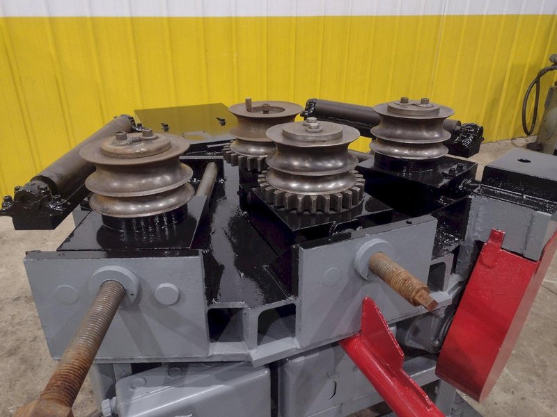 4&quot; WALLACE MODEL #465 4-ROLL TUBE &amp; PIPE ROLLING BENDER MACHINE, WITH TOOLING: STOCK #22764