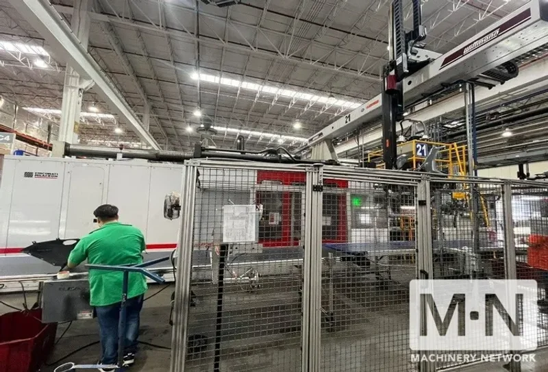 1800 TON 540 0Z CINCINNATI MILACRON MODEL MG1800 INJECTION MOLDING MACHINE MFG 2008