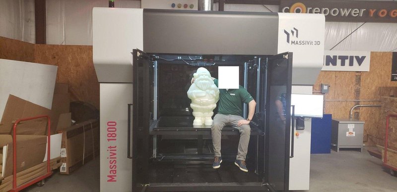 Massivit 1800 3D Printer – 2018 – Large Format Gel Dispensing 3D Printer for XXL Parts &amp; Prototypes