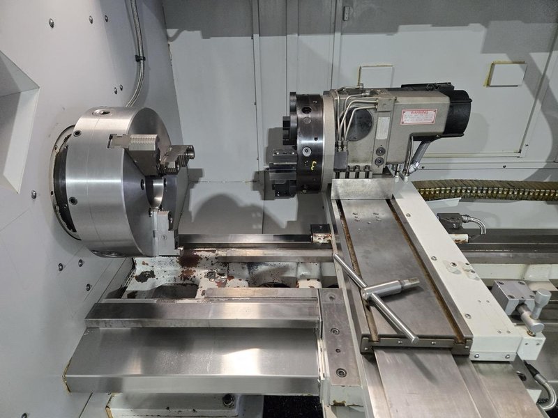 Milltronics ML22 CNC Lathe, 2006 – Tailstock, Live Tooling, C-Axis