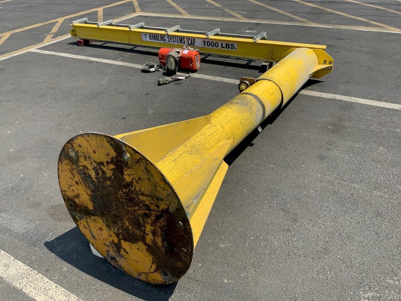 1,000 LB. X 151" HANDLING SYSTEM 360 DEGREE JIB CRANE: STOCK #81330