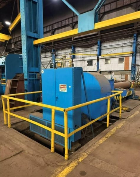 8' X 1" BERTSCH 3 ROLL INITIAL PINCH PLATE ROLL. STOCK # 0654226
