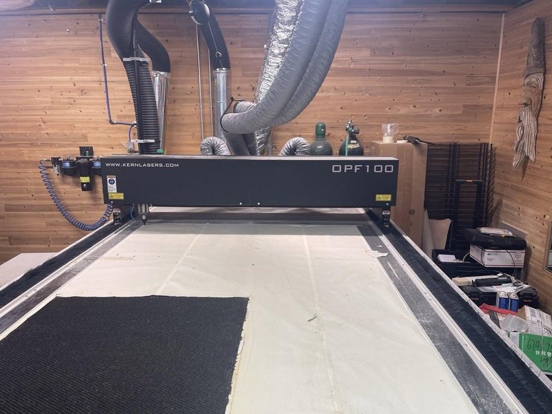 150 Watt Kern KT150-OPF CO2 CNC Laser System, 2021 – 52″ x 100″ OptiFlex Bed, Chiller