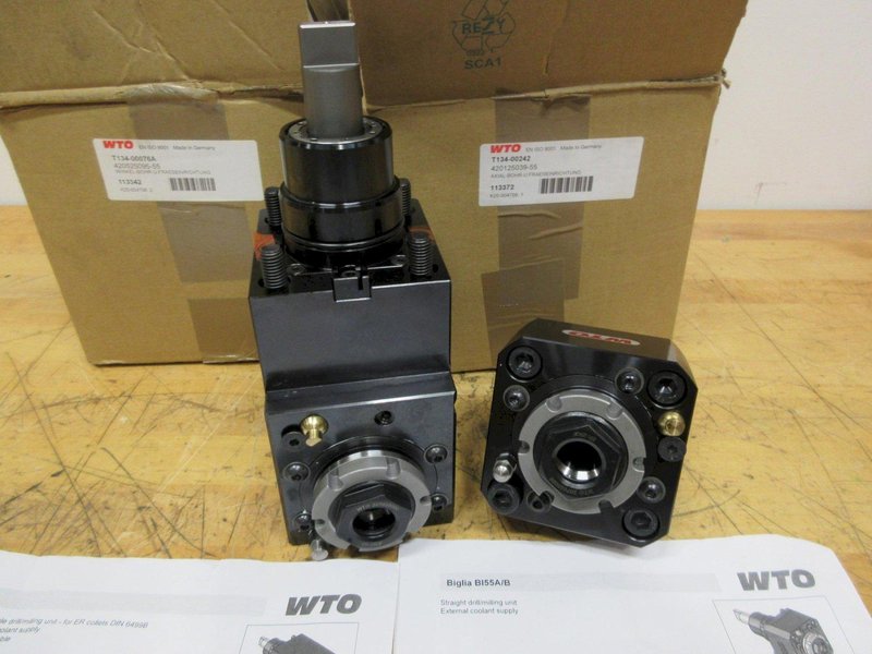 WTO QuickFlex Live Tool Holders for Eurotech Biglia T3, (1ea) Radial and Axial ER25 Collet Type, ***NEW IN BOXES**- Auction Item