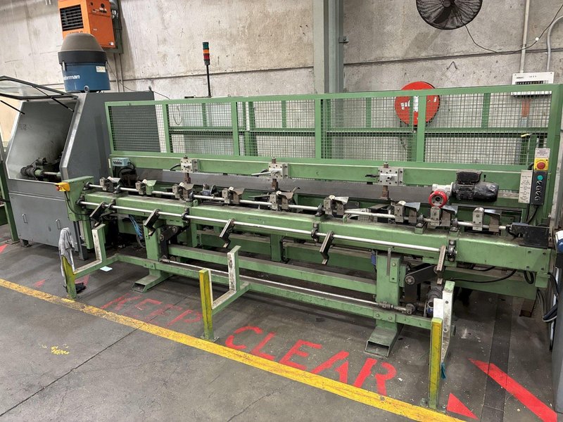SEIKI BAR PEELER &amp; 2-ROLL SEIKI STRAIGHTENER W/TABLES