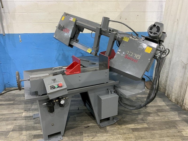 13" X 16" WELLSAW MITERING HORIZONTAL BANDSAW: STOCK #81171