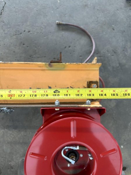 1/4 TON X 15&#039; ABELL-HOWE JIB CRANE. STOCK # 0365424