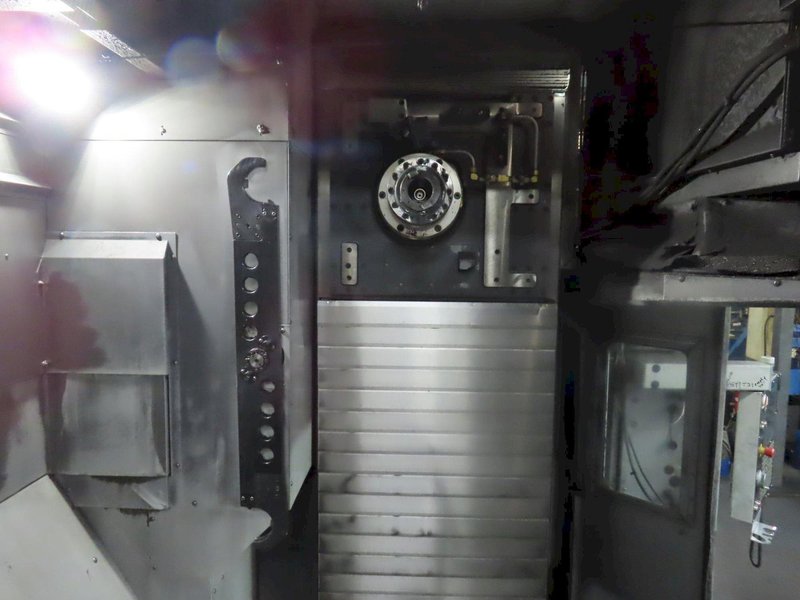 Haas EC-1600 CNC Horizontal Machining Center with Integrated 4th axis Rotary Table, 5th Axis Drive, Probing, and Thru-Spindle Coolant