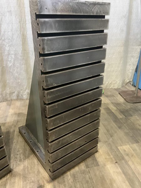 (2) 43-3/4" X 17-5/8" X 26-1/4" T SLOTTED ANGLE PLATES: STOCK #81167