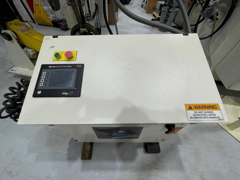 12&quot; Coe Press Equipment High Strength Steel Combination Servo Feed Straightener, Year 2015