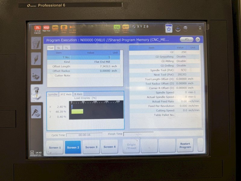 2018 Makino a61nx CNC Horizontal Machining Center For Sale