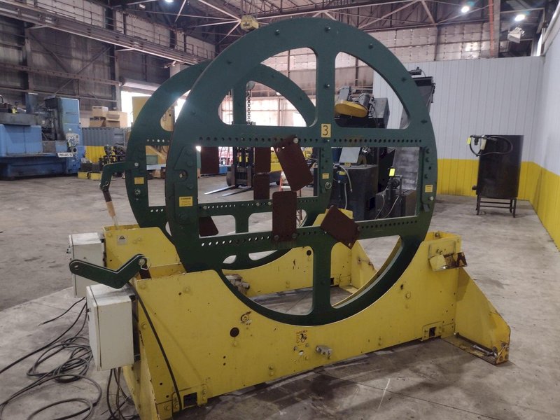 11,600 LBS RIMCO MODEL #R5-2450 ROTATOR POWERED I-BEAM ROLLOVER / ROTATOR MACHINE: STOCK #23597