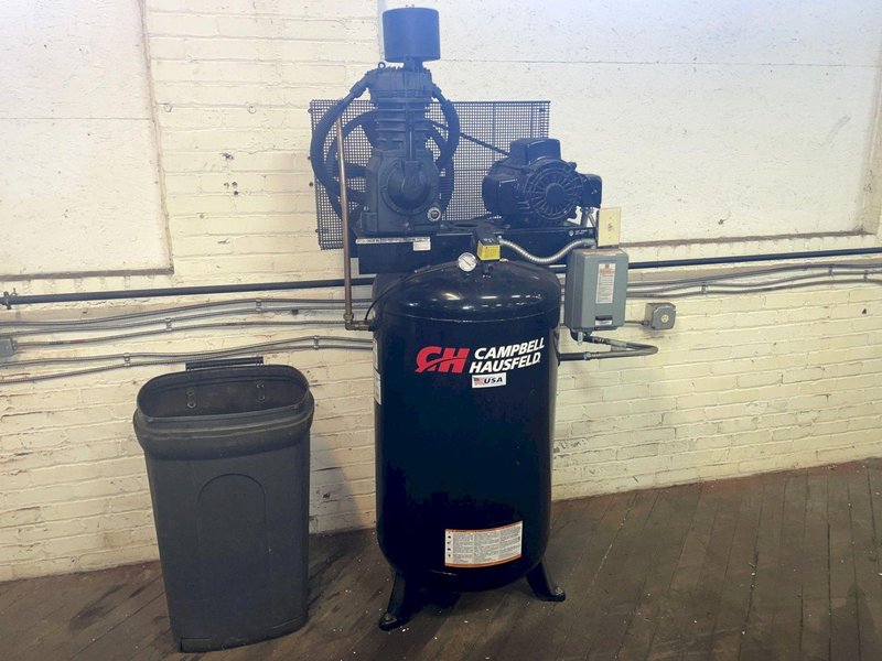 5 HP CAMPBELL HAUSFELD VERTICAL AIR COMPRESSOR: YOBRO #24395