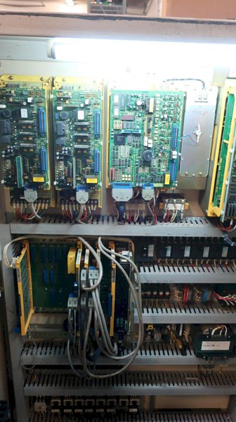 Minakuchi -32" x 120"  NWT-300-60F2 CNC Cylindrical (ROLL) Grinder,  I.D. Spindle, Fanuc O-GC, 30HP, New 1990