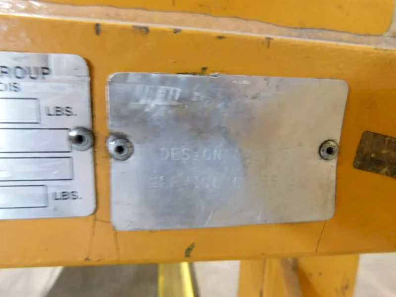 3 TON CALDWELL MODEL #60S-3-60 STRONG BAC POWERED MOTORIZED SHEET LIFTER: YOBRO #25899