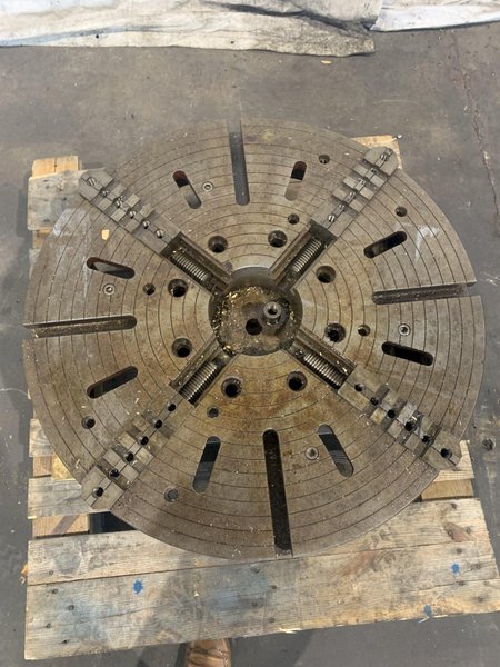 36&quot; 4-JAW LATHE CHUCK. STOCK # 0999024.