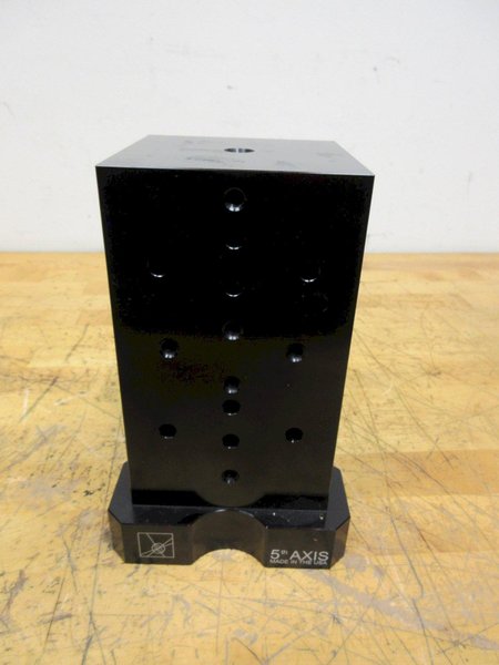 5th Axis R96-V75XT4(125.73mm x 125.73mm x 200mm) Tombstone, 4 Face Aluminum- Auction Item