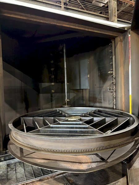 75&quot; x 60&quot; PROCECO MODEL #HD-75X60-E-6000-1-BO HEAVY DUTY ROTARY TABLE PARTS WASHER: YOBRO #24050