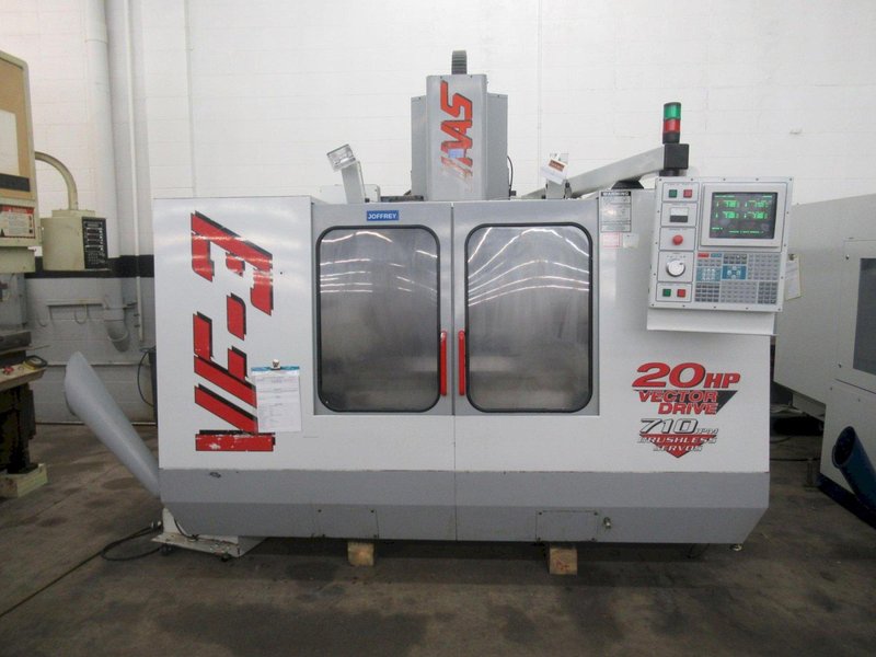 Haas VF-3 Vertical Machining Center, 20 Station Carousel Tool Changer, 7500 RPM CAT-40 Taper Spindle, Coolant System, USB Port