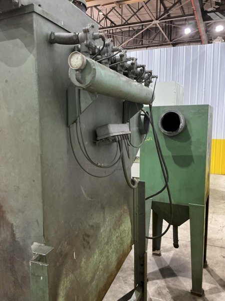 6 CU FT GOFF MODEL #6BB RUBBER BELT TUMBLE TYPE BLAST MACHINE: YOBRO #25035