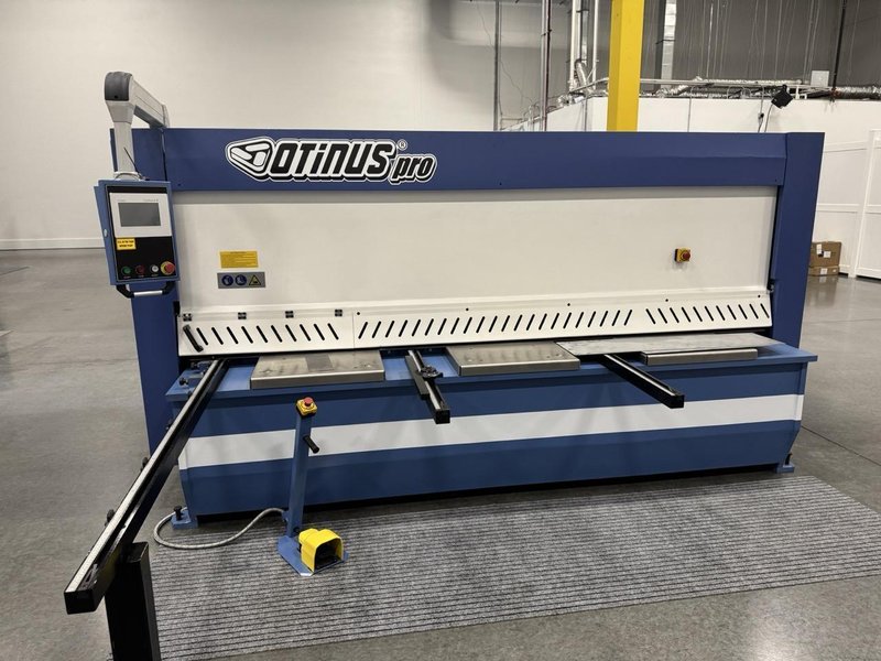 5/16″ x 10′ Otinus PRO SMO-3108-C8, Guillotine Shear, 2023 – Cybtouch-8 Control-Brand New, In Stock, Install &amp; Training Included!