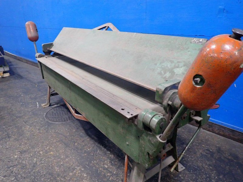 CHICAGO, DRIES &amp; KRUMP MFG. CO. 96" SHEET METAL BRAKE   -  L37