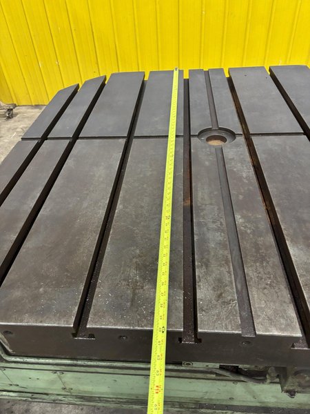 60&quot; X 60&quot; CINCINNATI GILBERT ROTARY TABLE W/ 60&quot; POWER TRAVEL: STOCK #23585