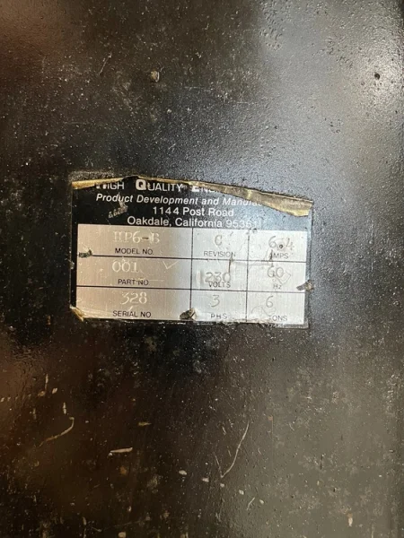 HAEGER HP6-B  6 Ton Hydraulic Insertion Press &amp; Autofeed Bowl USA #6836