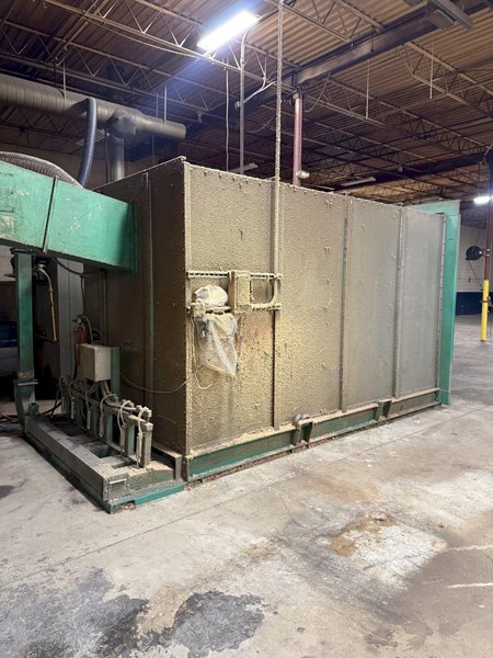 7' X 14' X 8' CLEMCO BLAST ROOM. STOCK #0431826