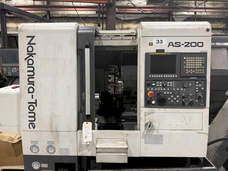 Used 2015 Nakamura Tome AS-200MY CNC Lathe For Sale