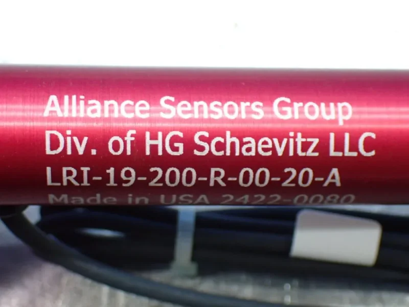 ALLIANCE SENSORS GROUP 2 LINEAR VARIABLE INDUCTIVE TRANSDUCER POSITION SENSORS  -  LRI-19-200-R-00-20-A