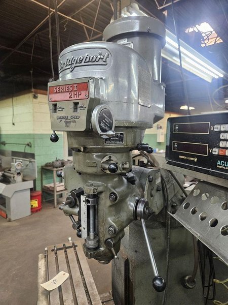 2 HP BRIDGEPORT SERIES 1 VERTICAL MILL. STOCK # 0957323
