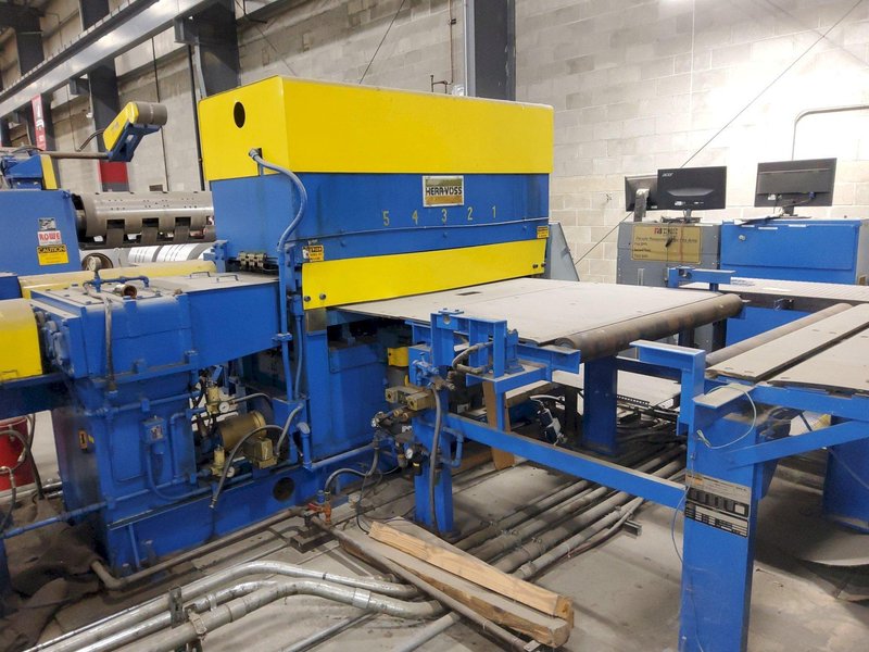 48" x 20,000 LBS X .080" HERR VOSS CUT-TO-LENGTH LINE W/ PRECISION LEVELER: STOCK #22693