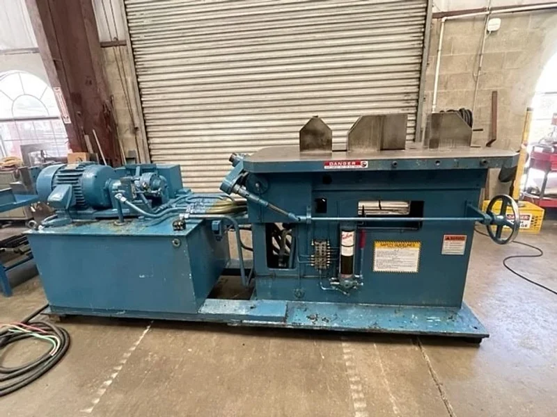 RICHARDS MULTIFORM BBC Horizontal Press Brake 8” x1/2” 25 Ton USA #6589