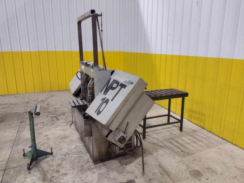 15" X 17" WF WELLS MODEL #F-15 TWIN POST HORIZONTAL BANDSAW: STOCK #22132