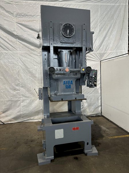 165 TON AIDA MODEL #NC1-150 GAP FRAME SINGLE CRANK PRESS